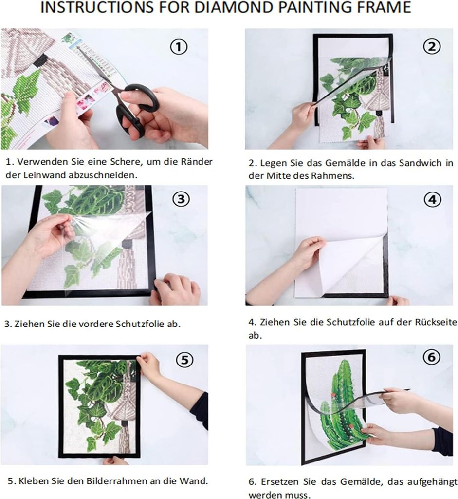 Diamond Painting Rahmen, 6 Packungen Diamond Painting Produktbild 6