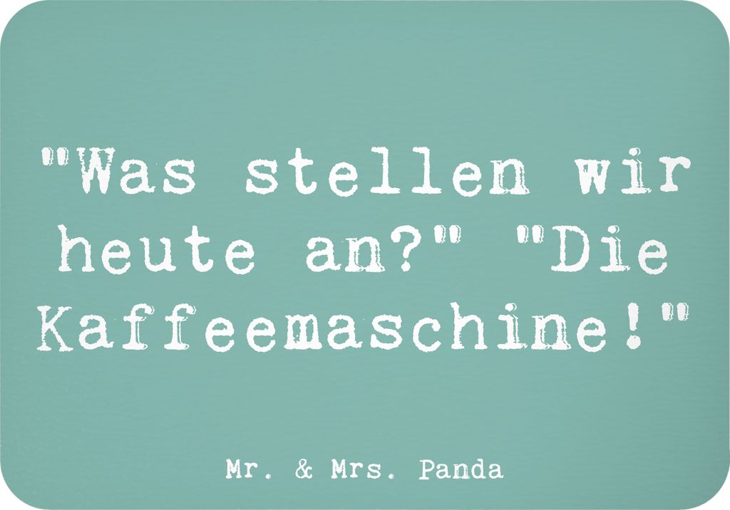 Mr. & Mrs. Panda magnet Spruch Freude am Morgen - Meeresbrise - Geschenk, Dekomagnet, Glück, haftmagnet, Gefühle, Kühlschrankmagnet, Notizhalter...