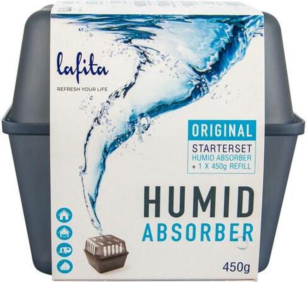 A product box for a humid absorber.