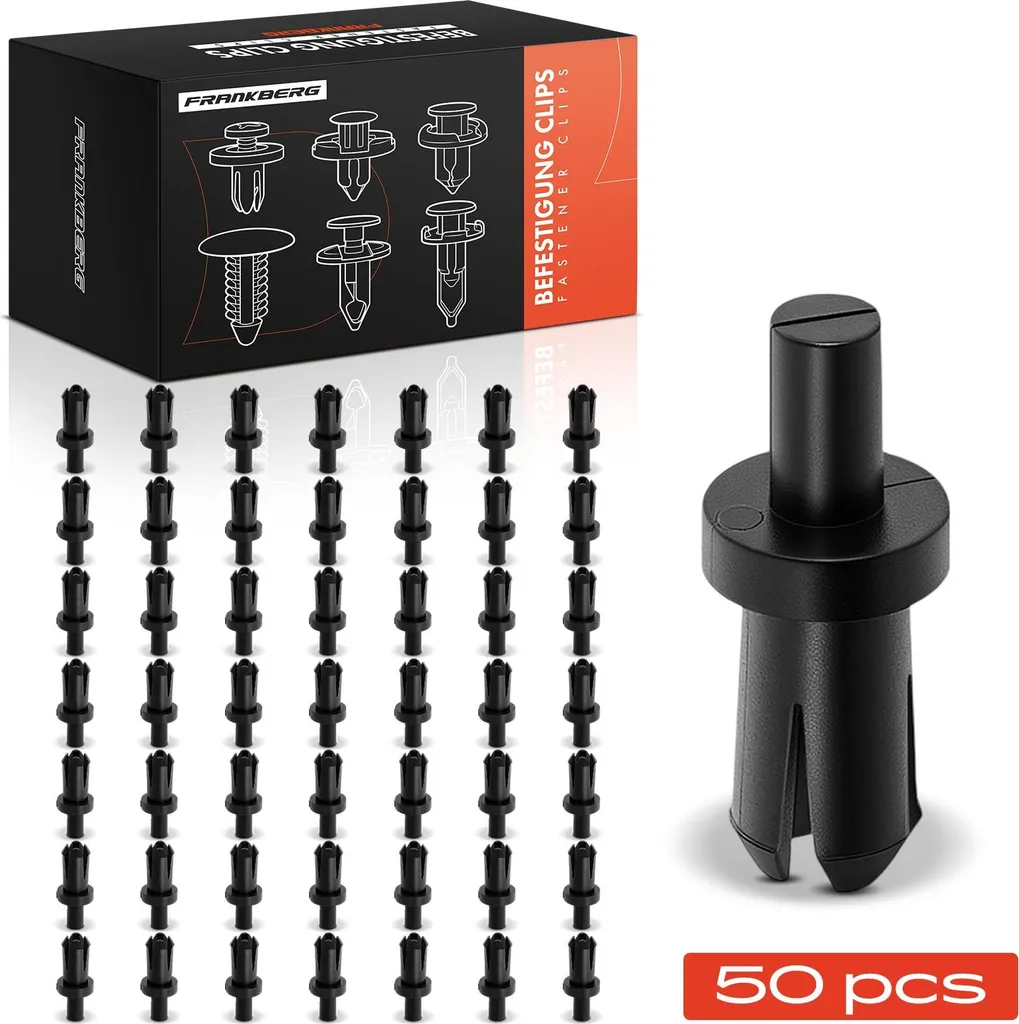 Kit de 50 Clips de Fixation Haute Résistance pour VW et Opel Frankberg