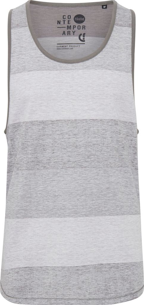 SOLID SDCharan Herren Tank Top Sport-Shirt Muscle-Shirt gemustert in Regular fit