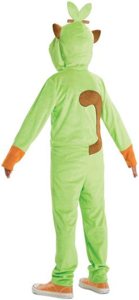 Costume di carnevale Pokemon Grookey travestimento verde Immagine del prodotto 