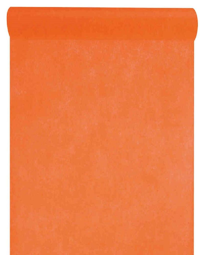 VLIES- ROLLE Uni ( Dekorolle z.B.Tischläufer ) 30cm/10m ORANGE