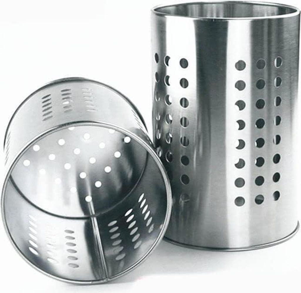 2 Stück Edelstahl Küchenutensilien Halter - großer Organizer für Küchenutensilien.