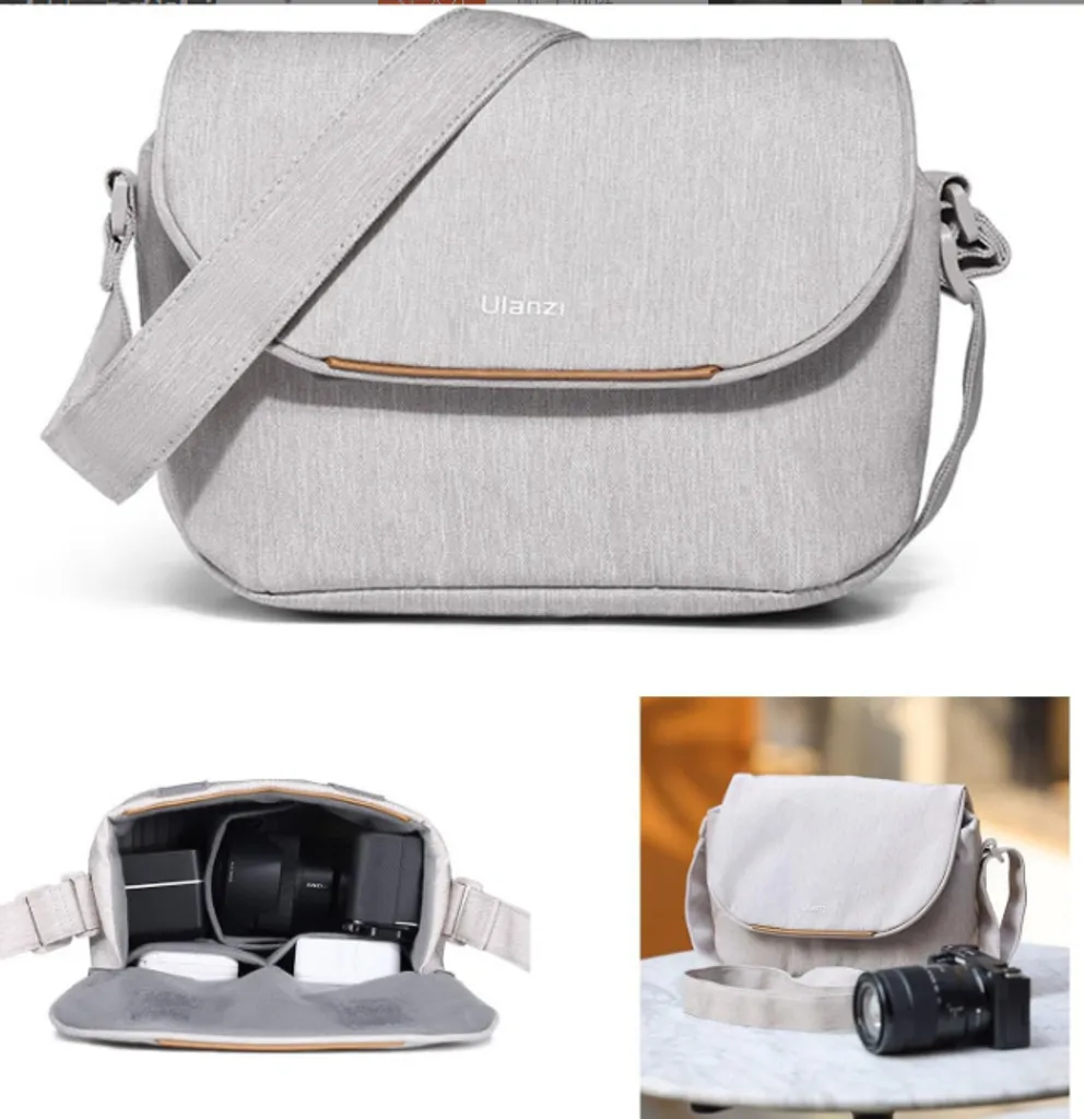 INF Borsa Fotocamera alla Moda in Tessuto Oxford per DSLR e Mirrorless