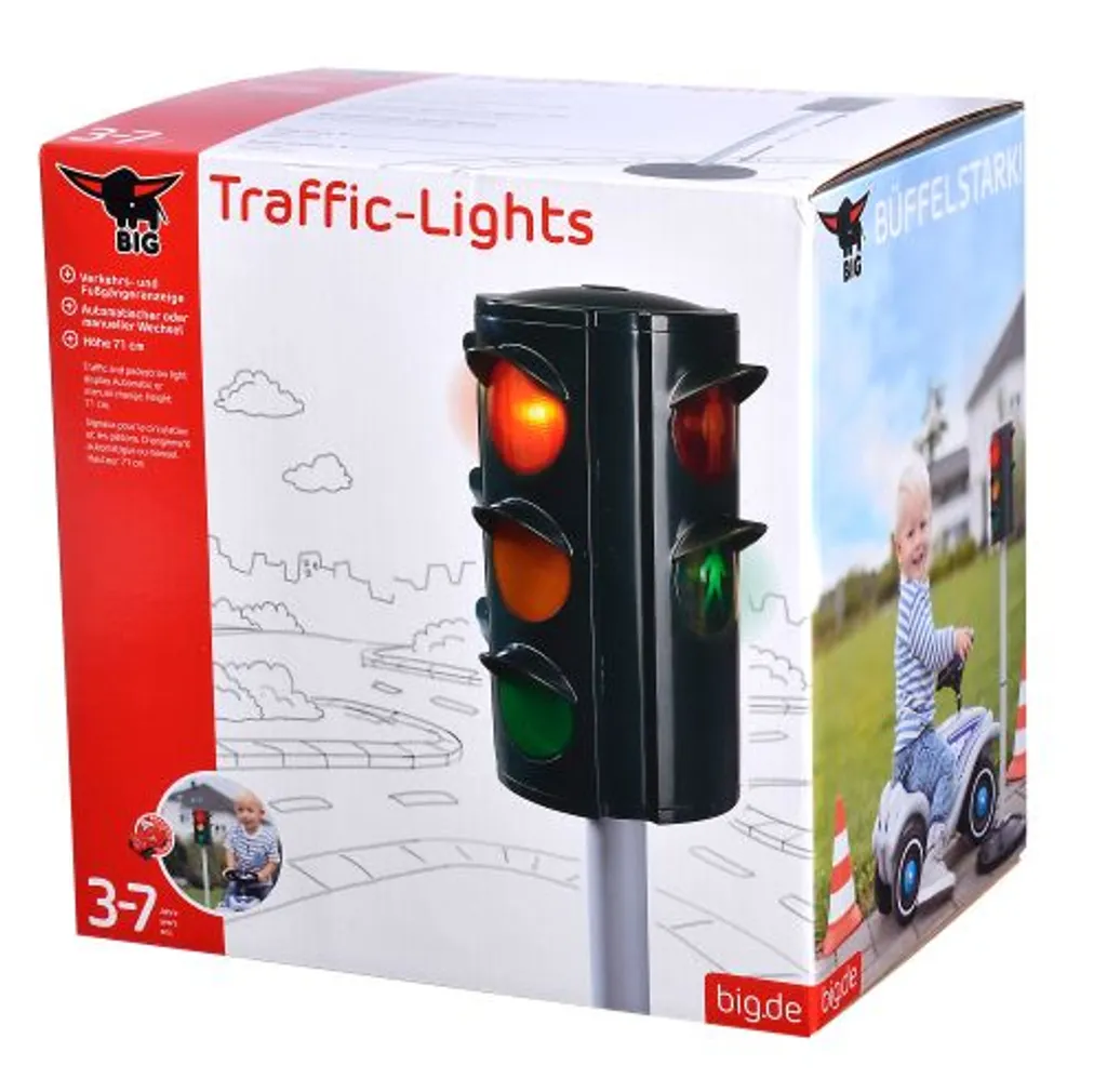 Feu de circulation interactif BIG Traffic Lights 71cm avec sons réels