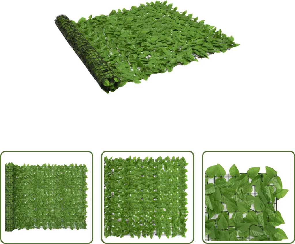 Rotolo Siepe Finta 3 metri x 1,5 metri - Paravento Foglie per Esterno