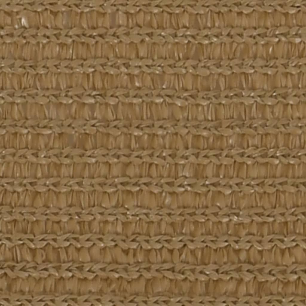 vidaXL Voile d'ombrage 160 g/m² Taupe 2x2 m HDPE Image du produit 