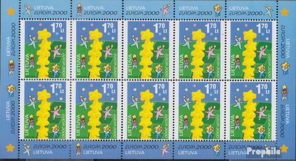 Briefmarken Litauen 2000 Mi 730Klb Kleinbogen (kompl.Ausg.) postfrisch Europa
