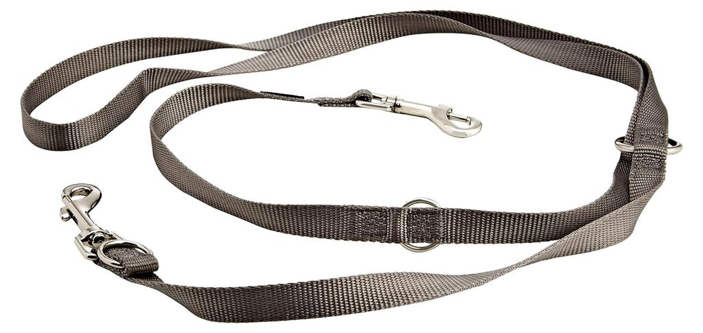 Führleine Classic, Mausgrau L: 200 cm, B: 15 Mm, 1 Stück