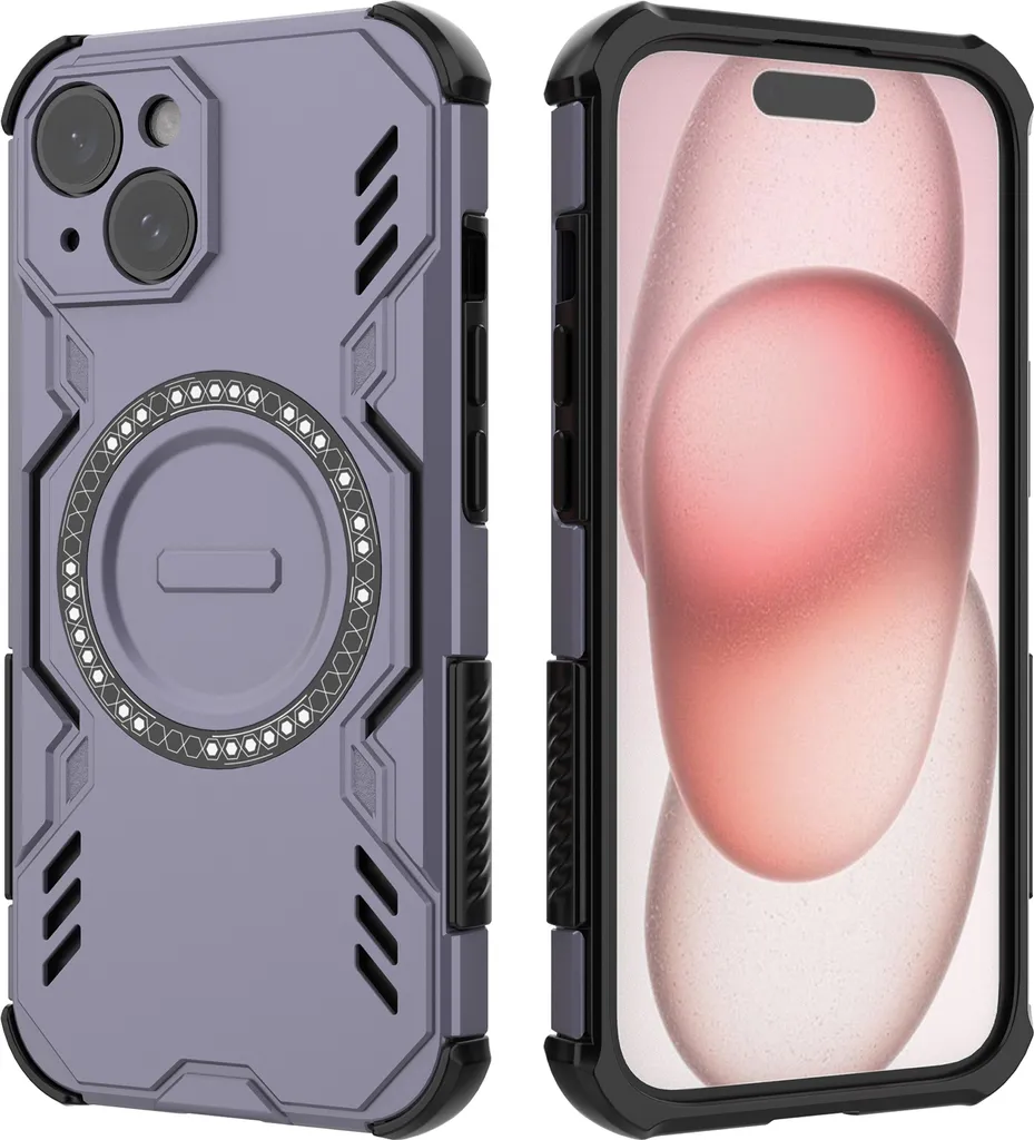 Offerta Custodia iPhone 15 Viola: Magnetica e Dissipazione Calore