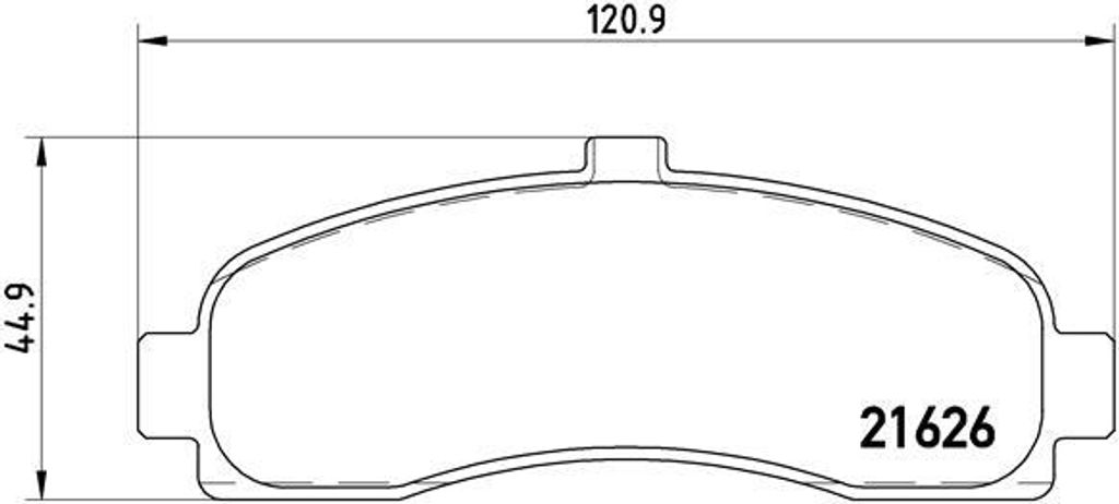 Brembo Bremsbelagsatz, Scheibenbremse Vorderachse P 56 031