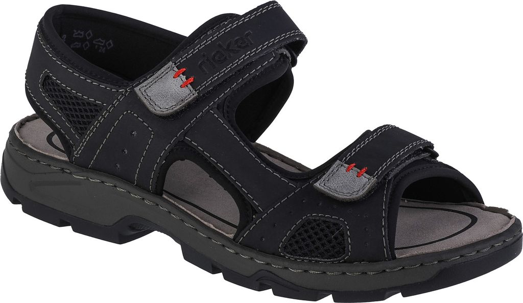 Rieker Sandals 26156-02, Sandalen, Herren, Schwarz, Größe: Produktbild 