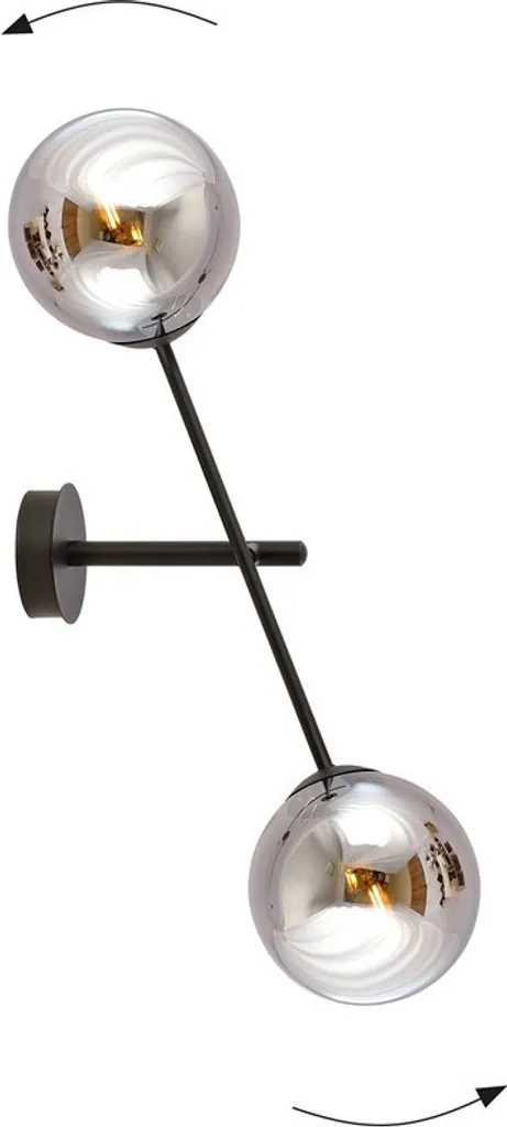 Applique Murale Compacte 2 Lampes E14 LINEAR K2 - Solution Gain de Place - 5