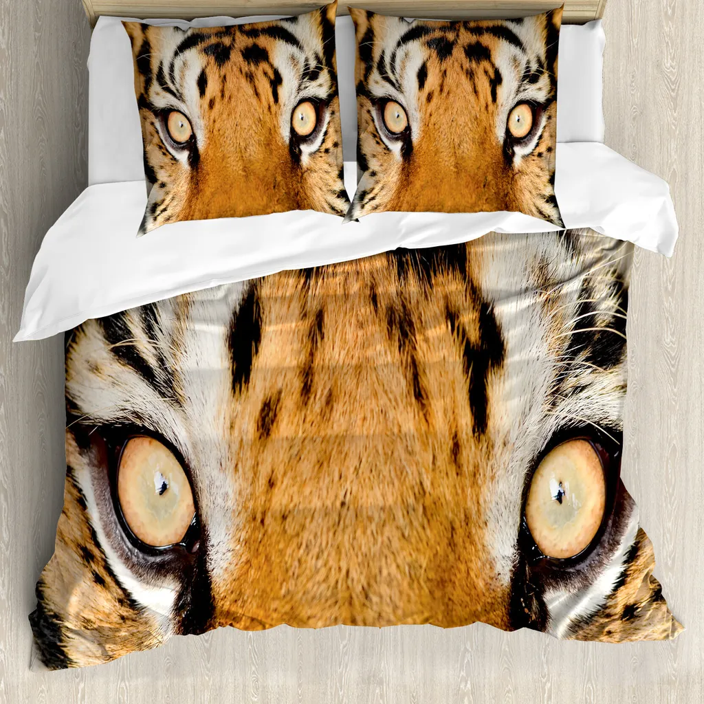 Collezione ABAKUHAUS Safari: Copripiumino Tiger Eyes Wilde 155x220