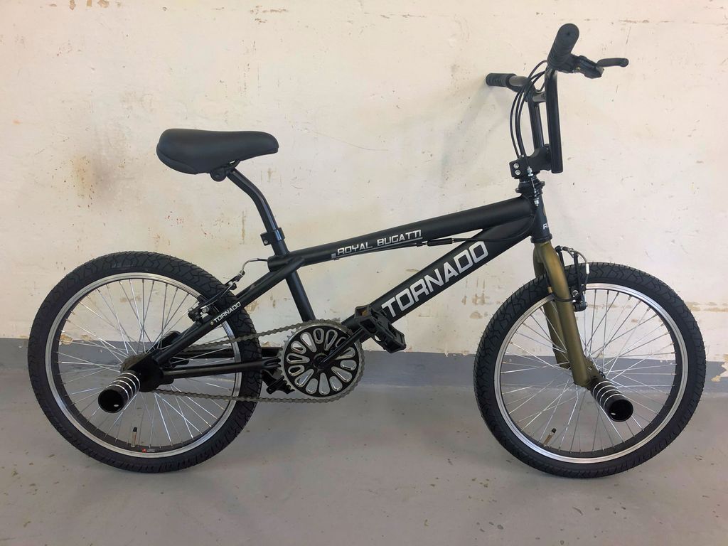 Royal BMX-Fahrrad – Bugatti Tornado Freestyle 20 Zoll – Mattschwarzbronze