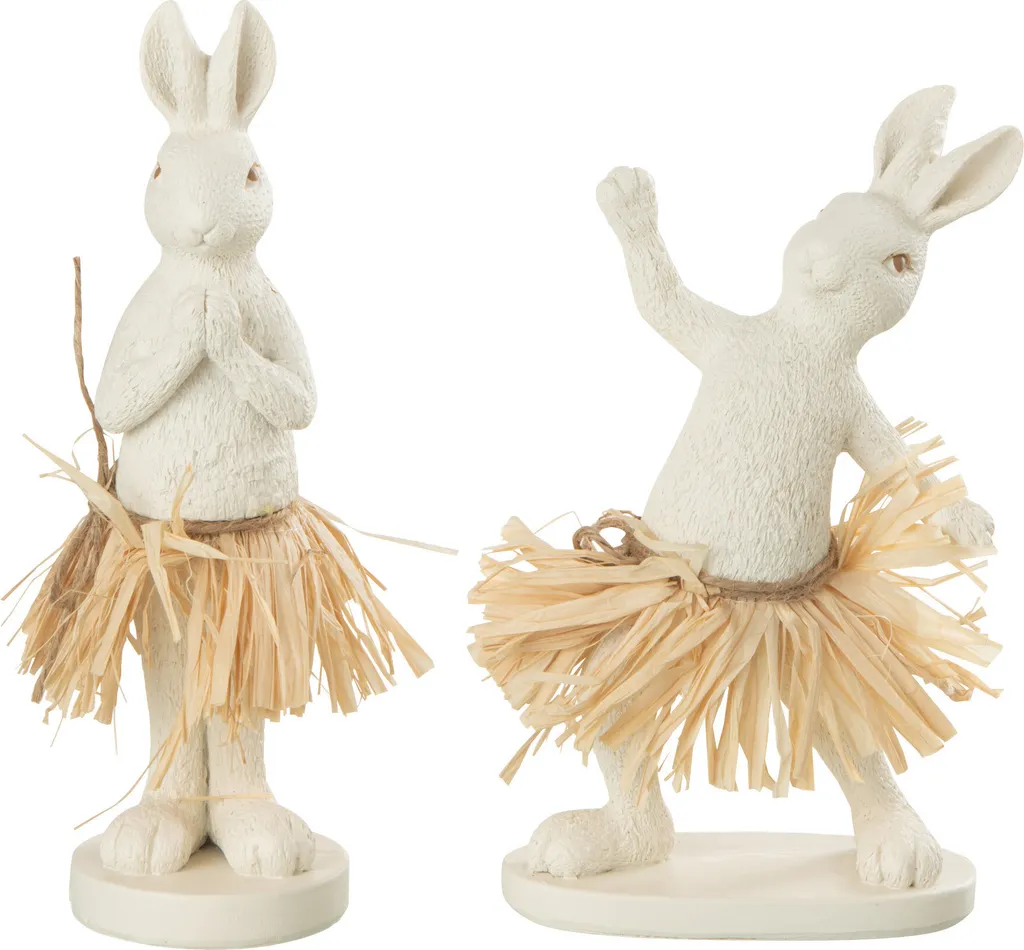 Sublimez un Intérieur Terne avec les Lapins Yoga Blancs J-Line - Set 2