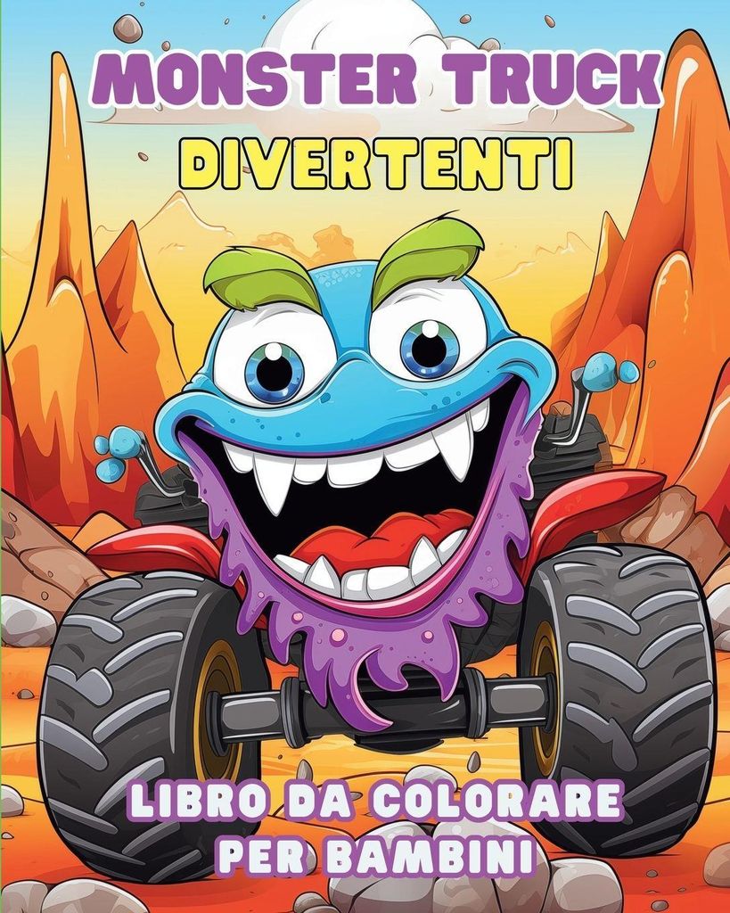 MONSTER TRUCK lustig - Malbuch für Kinder