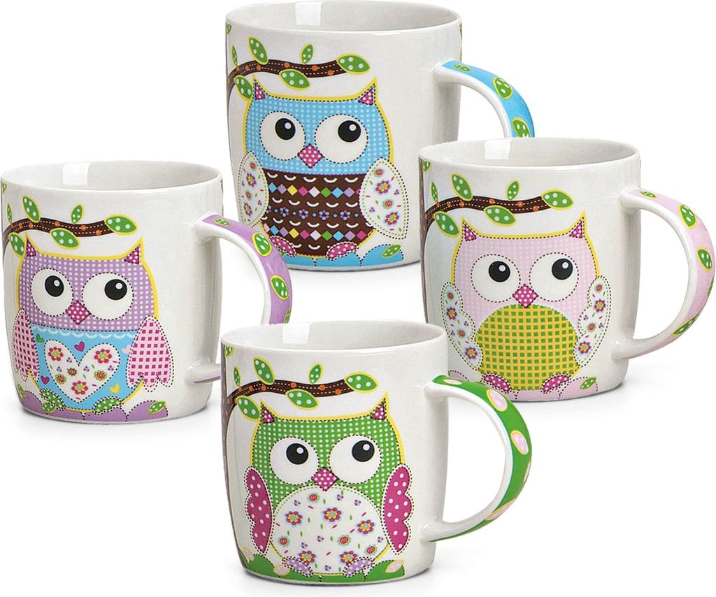 matches21 Tassen Becher Kaffeetassen Kaffeebecher bunte Produktbild 