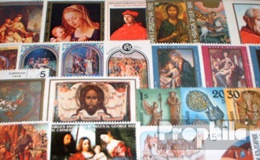 Briefmarken Motive 150 verschiedene Religion Marken