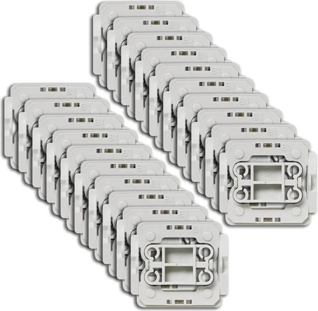 Installer Homematic IP sur interrupteur Berker B1 - Kit de 20 adaptateurs