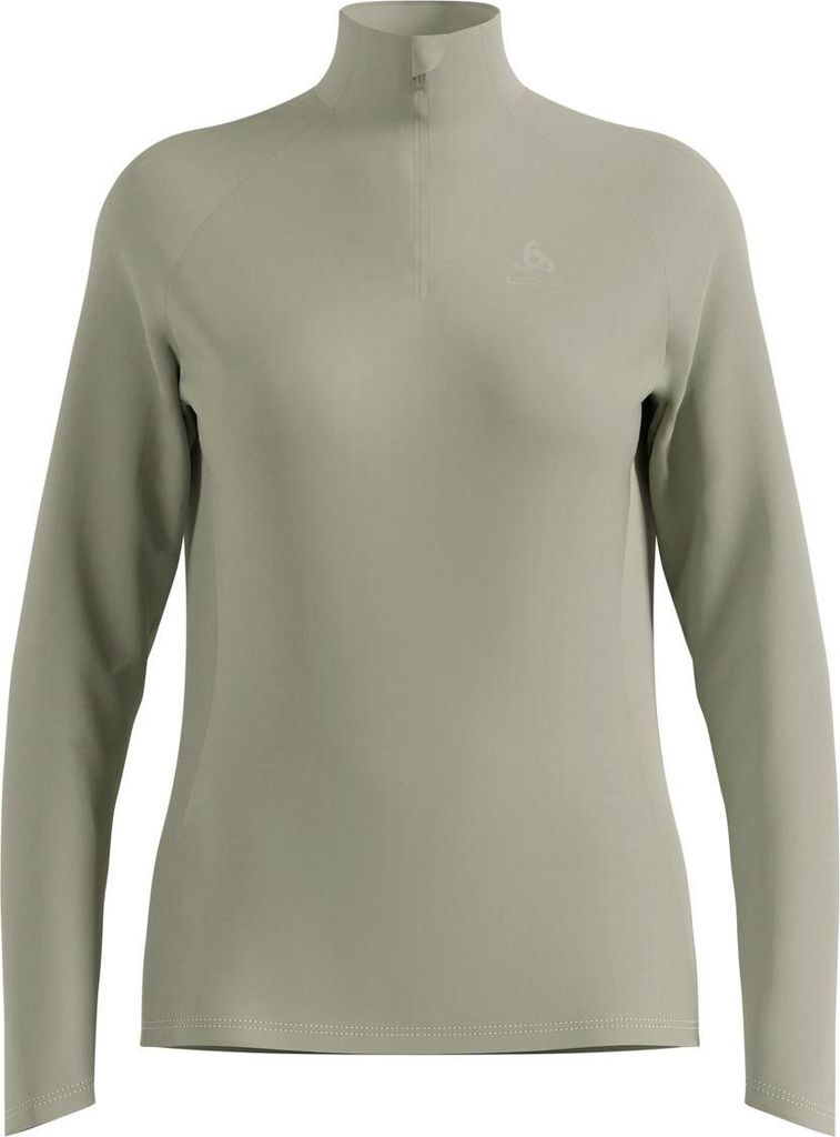 Essentials Ceramiwarm Mid Layer mit Halbreißverschluss, Damen - Odlo, Farbe:10876 shadow, Größe:XS