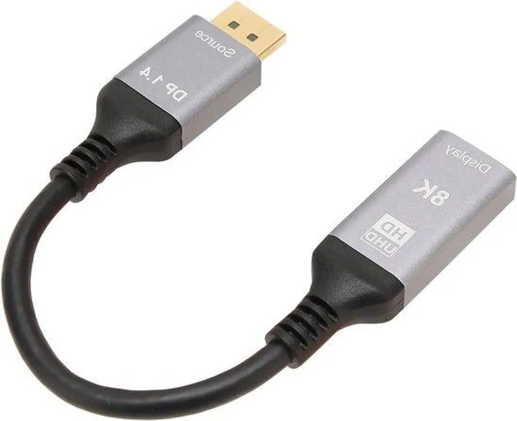Câble DisplayPort 8K Haute Vitesse avec Support HDR 3D et 4K 120Hz Fluide