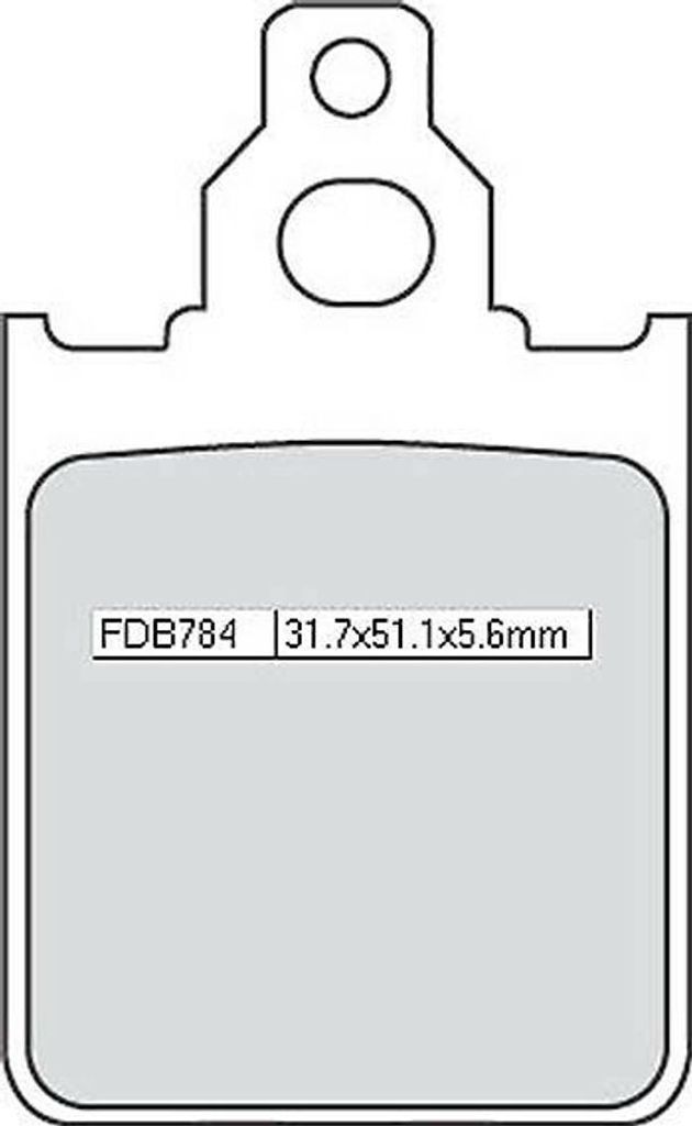 Ferodo Fdb784ef Eco Semi-gesinterte Bremsbeläge Durchsichtig Durchsichtig One Size