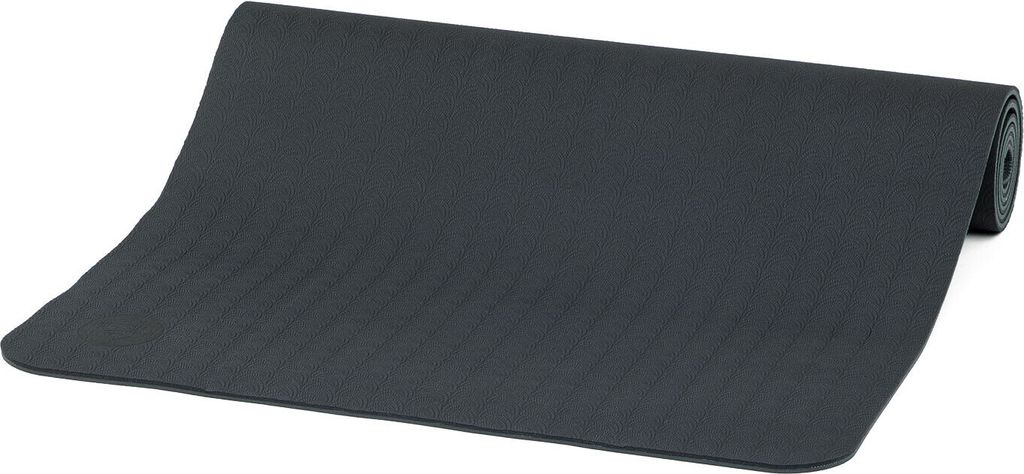 TPE Yogamatte LOTUS PRO schwarz/silbergrau Produktbild 