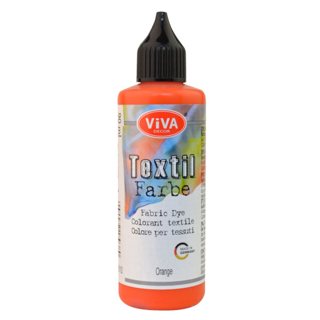 Textilfarbe Fabric Dye, 90 ml Orange Produktbild 