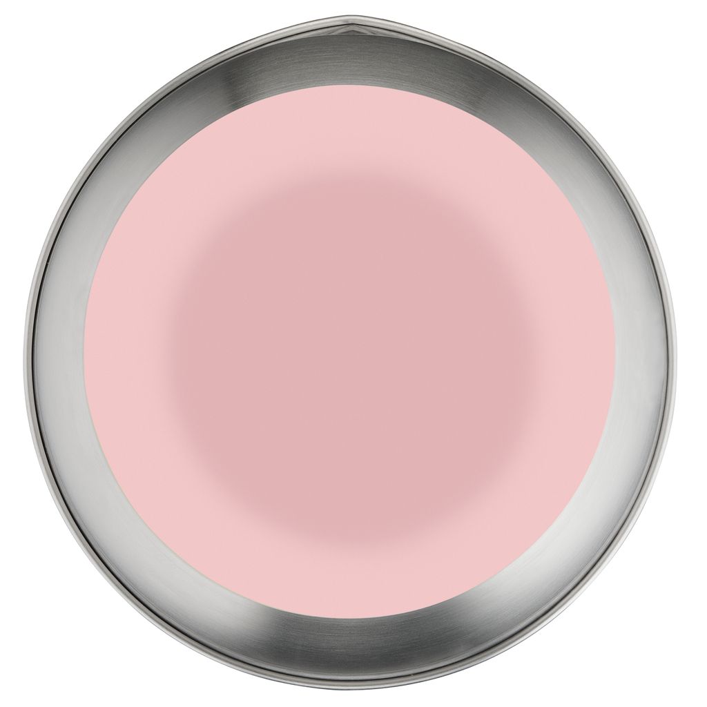 Emsa K32718 Prep&Bake - Ciotola in acciaio inox, 18 cm, fondo antiscivolo, perfetta stabilità, labbro per versare precisamente, lavabile in lavastoviglie, antigraffio, impilabile, acciaio inox/rosa