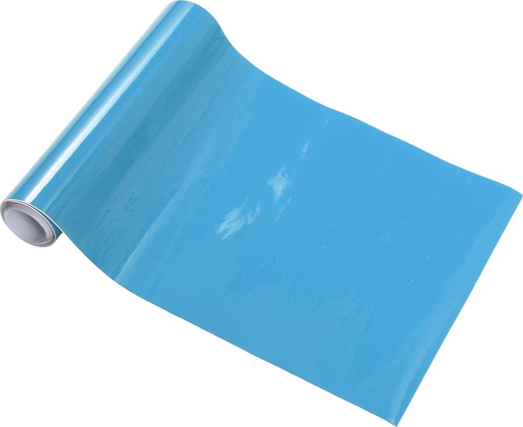 Leichtblaue schützende Autofolienabdeckung 0,49 Fuß x 59,84 Zoll Außen- und Innen-Vinylfolienabdeckung 5,5 Mil 1 Stück PVC Universal