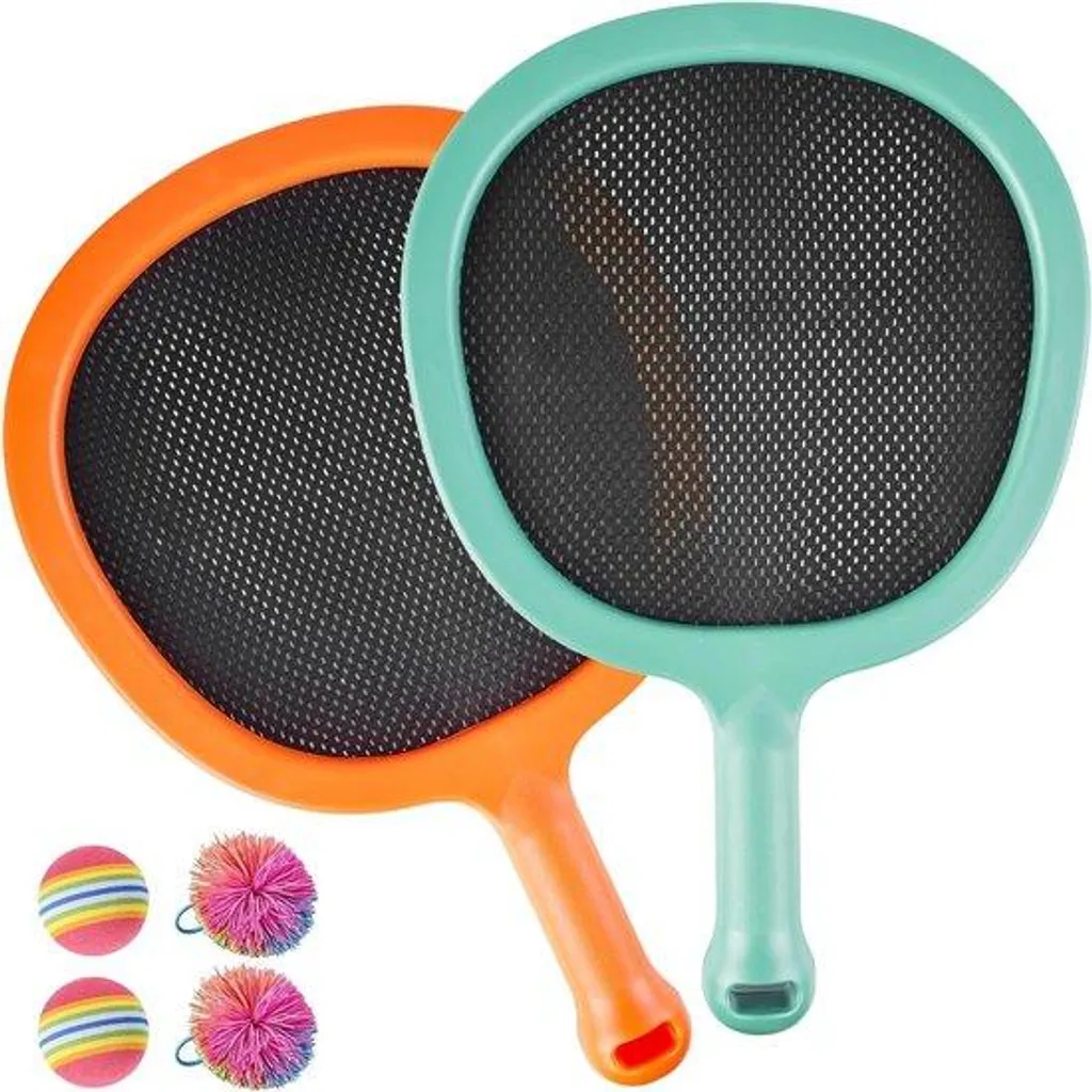 Kit de tennis enfant pour jeu en famille - Raquettes et sac de sport