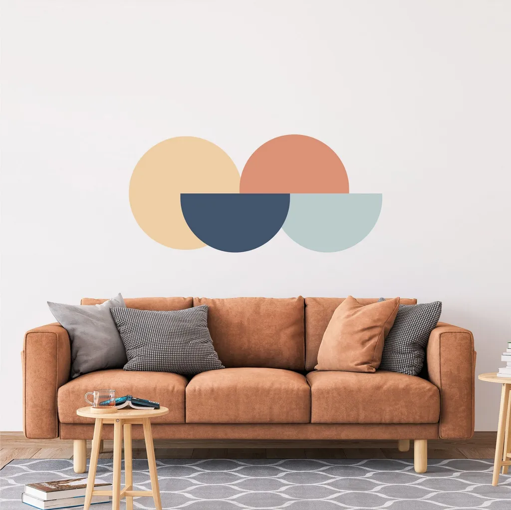 Vinyle Mural Multicolore Wallity MB-00101 Résistant de 100 x 45 cm - 2
