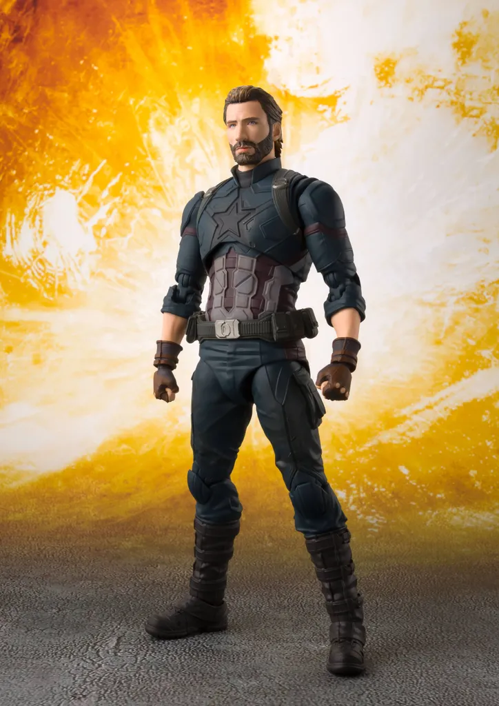 S.H. Figuarts Captain America Avengers Infinity War Bandai BTN27626-5