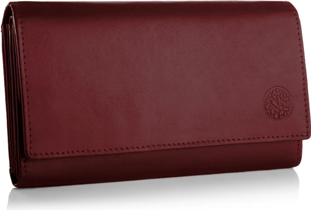 Porte-monnaie femme burgundy compact : fini le désordre dans votre sac