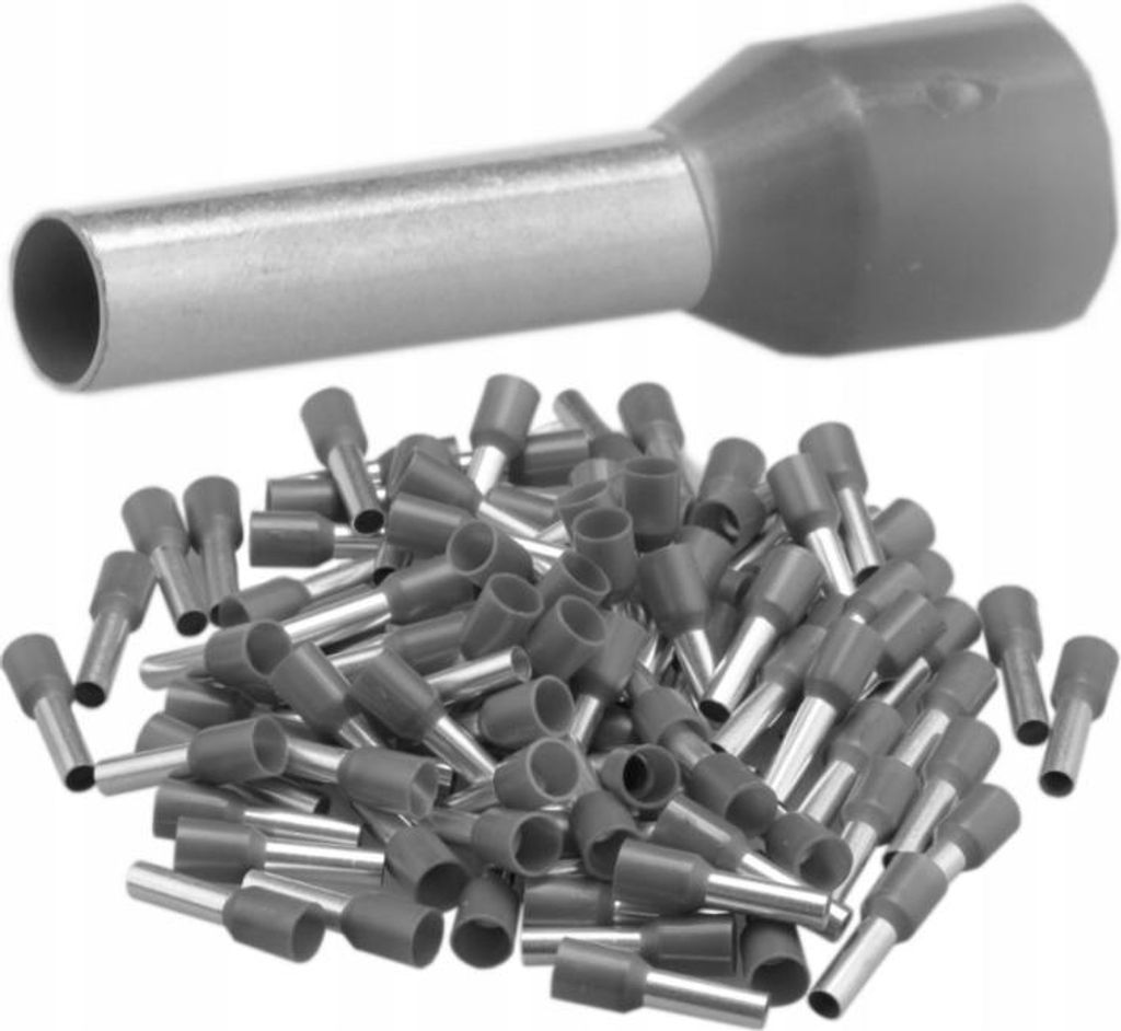 Isolierte Aderendhülsen 4.0/12 grau (100 Stk.)