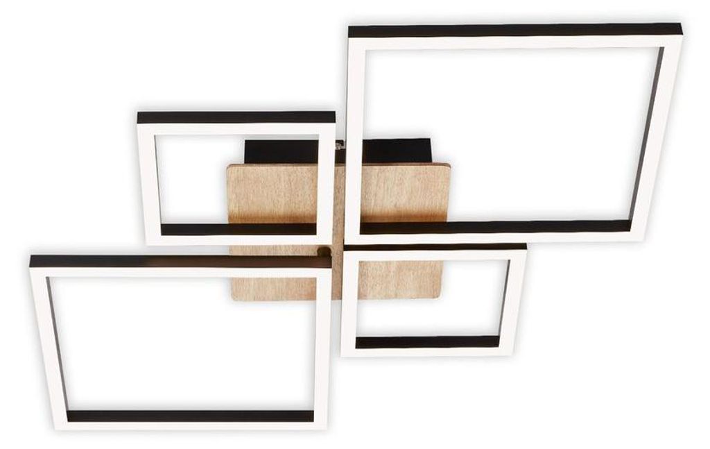 LED Deckenleuchte Dimmbar schwenkbar 44 W schwarz Produktbild 