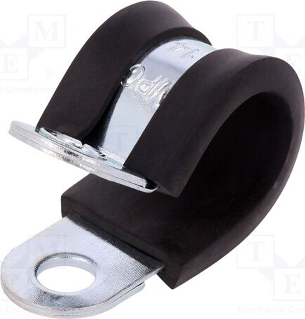 1x Schelle ØBündel: 14mm ØÖffn.Mont: 6,4mm W: 15mm W1 LKD11415 Schlauchschellen