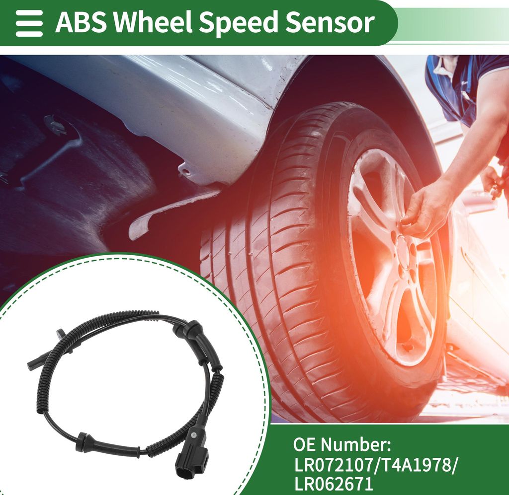 ABS Radgeschwindigkeitssensor ABS Sensor Nr. LR072107/T4A1978/LR062671 für Land Rover Discovery Sport L550 2014-2019 1 Stück Hinten Links Hinten ...