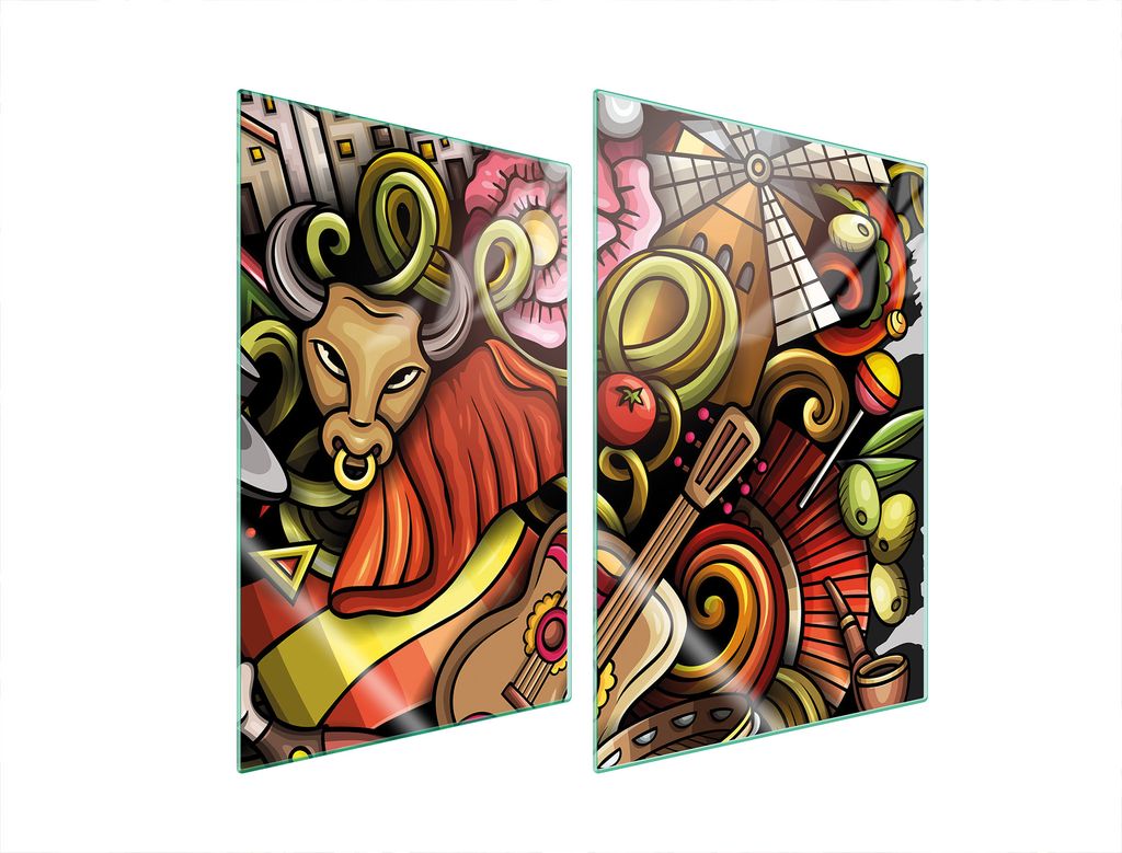 Glasschutzplatte Für Küche 2X35X52 Byk