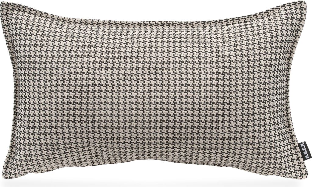 H.O.C.K. Bobo Kissen mit Biese 50x30cm kleingemustert col. 21 schwarz
