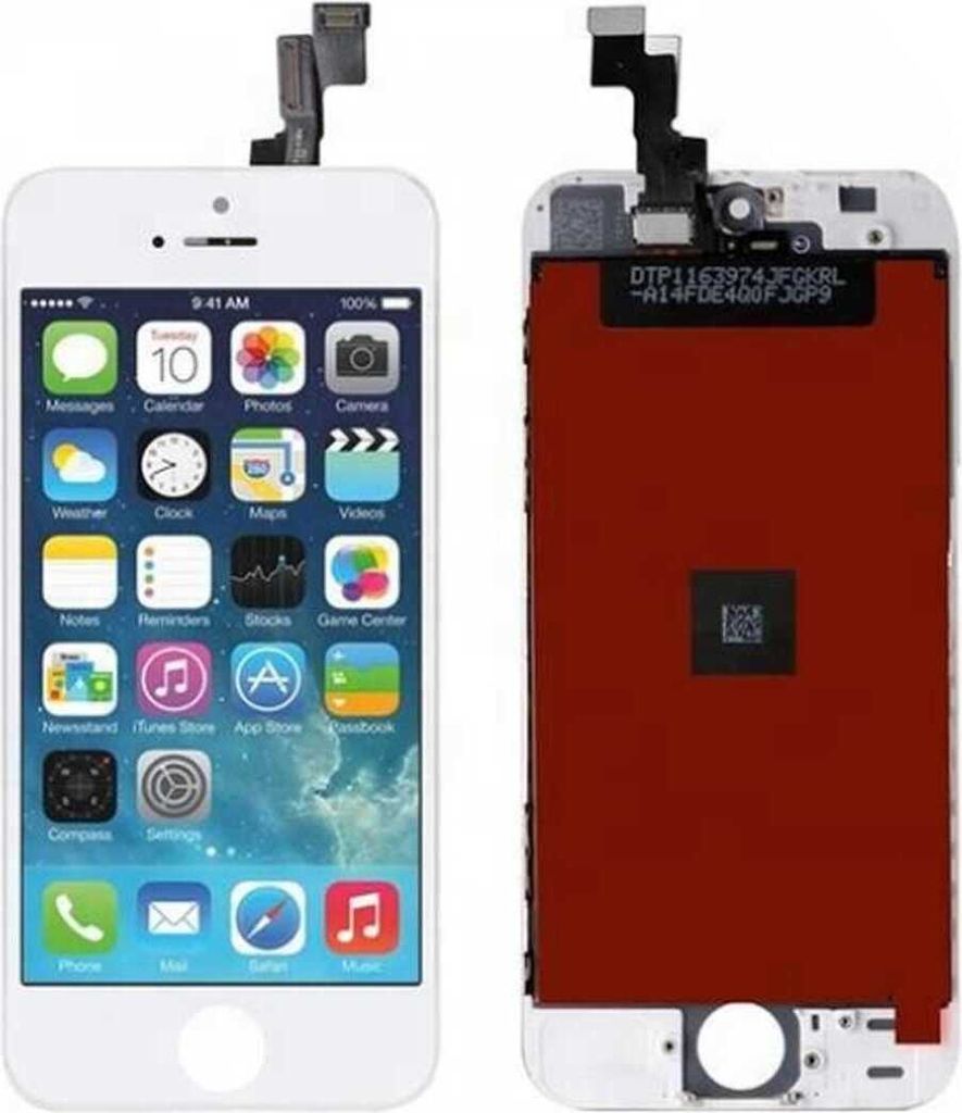 Standard Display Einheit weiß, komplett für iPhone 5S / SE