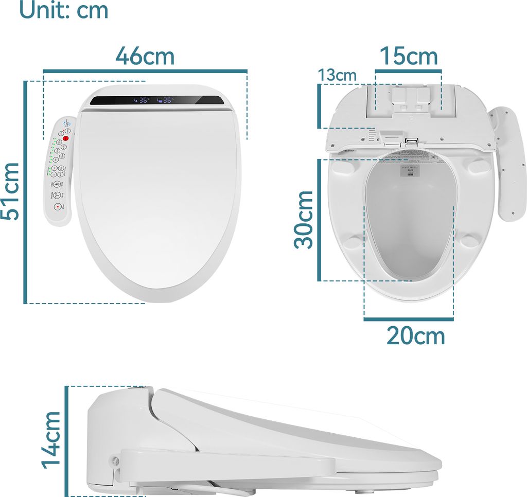 Puluomis WC-Sitze Toilettensitz Smart Automatisch Produktbild 7
