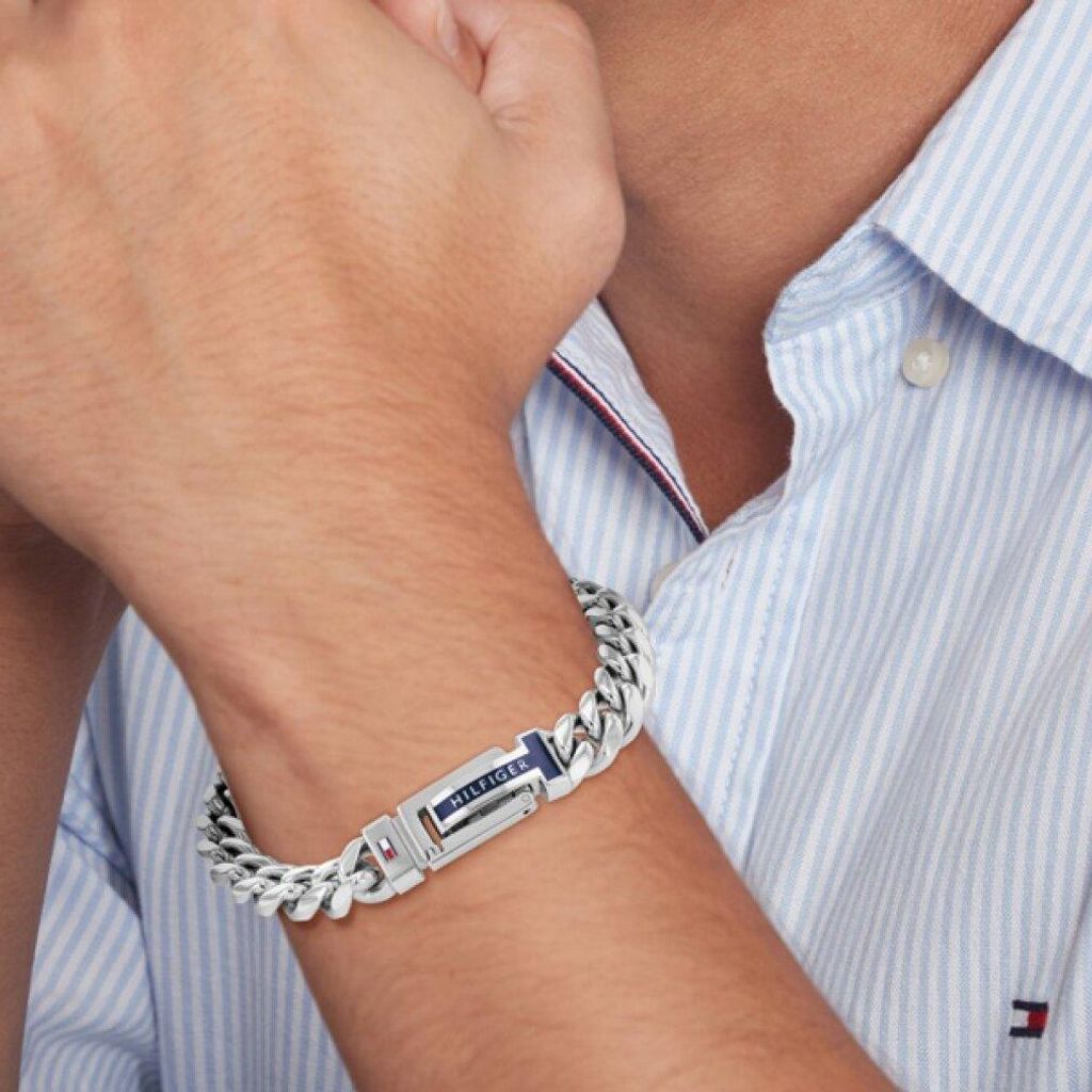 Armband aus Edelstahl Panzerkette für Herren Tommy Hilfiger Produktbild 