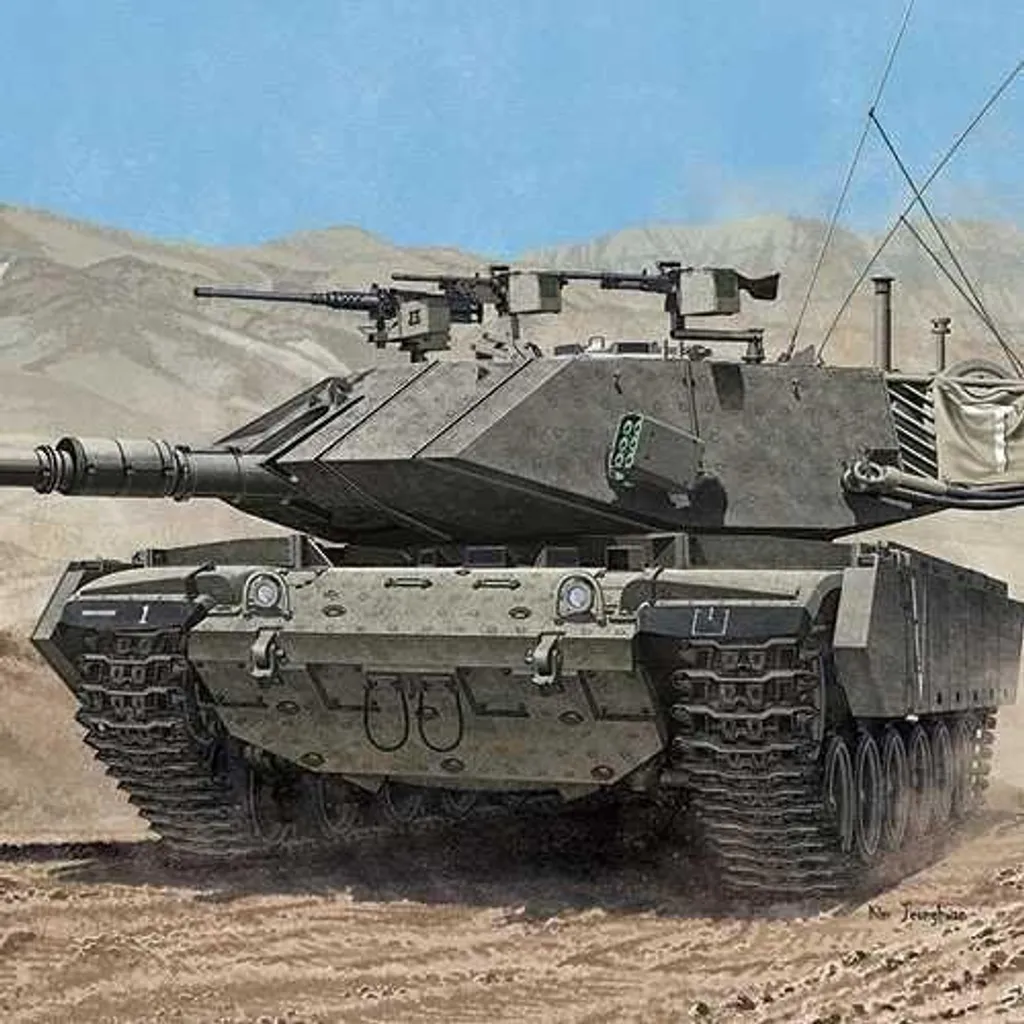 Maquette de Char Magach 7C Gimel 1:35 pour Diorama Militaire - Kit 13297