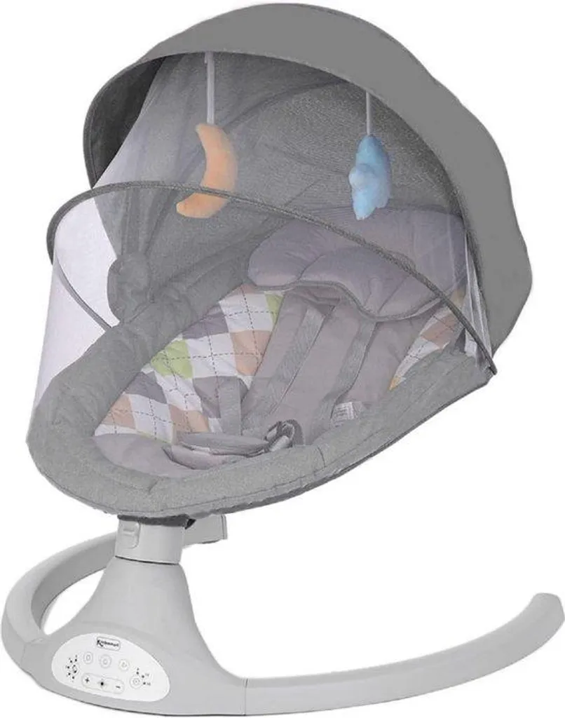Balançoire électrique bébé pour apaiser le sommeil, télécommande incluse
