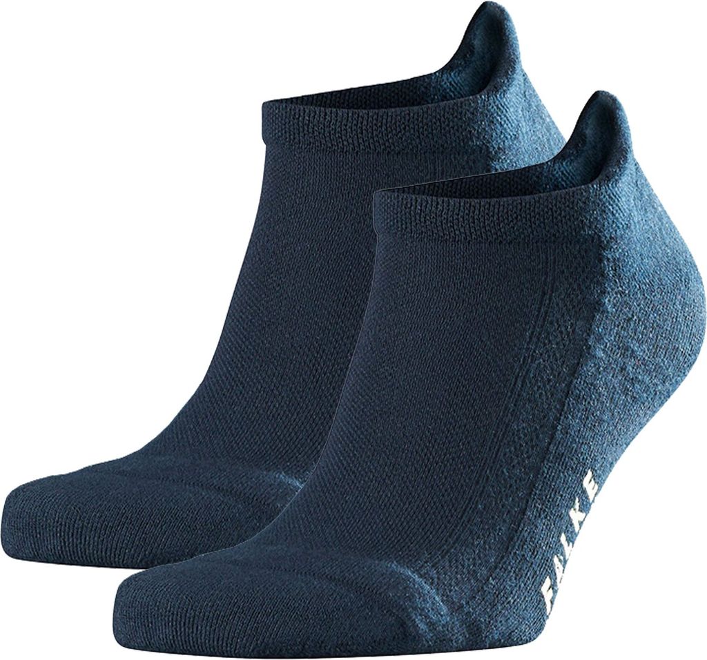 FALKE Uni Sneakersocken 2er Pack - Cool Kick, Socken, Uni, anatomisch, ultraleicht, 37-48 Dunkelblau 37-38
