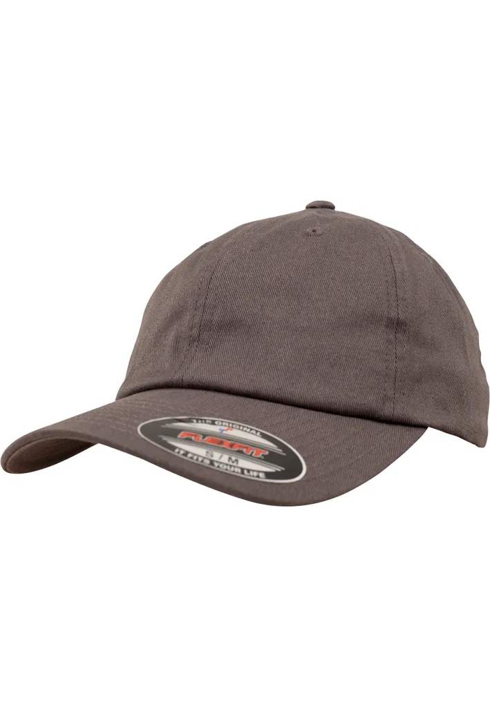 Specifiche Flexfit Cotone Twill Dad Cap Dunkelgrau S/M - Qualità Yupoong