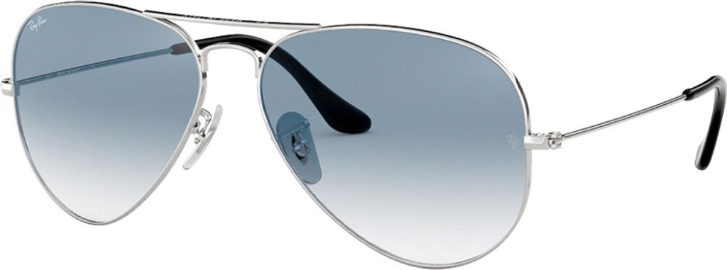 Ray-Ban Damen Aviator Sonnenbrille, Silber (003/3f), 55 mm Produktbild 2